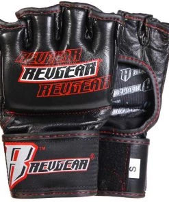 FIGHT GLOVES Revgear Challenger MMA Gloves - 4oz Competition Black