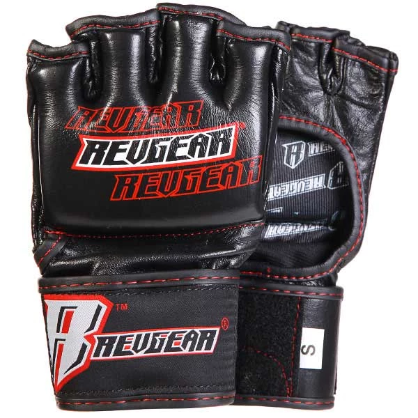 FIGHT GLOVES Revgear Challenger MMA Gloves - 4oz Competition Black 3 FIGHT GLOVES Revgear Challenger MMA Gloves - 4oz Competition Black