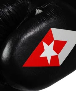 Revgear Professional Competition Boxing Gloves - Black/Grey FIGHT GLOVES