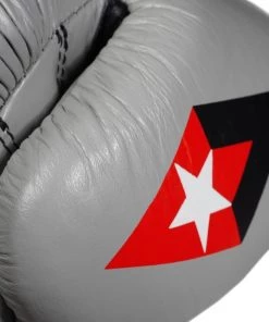 FIGHT GLOVES Revgear Professional Competition Boxing Gloves - Grey/Black