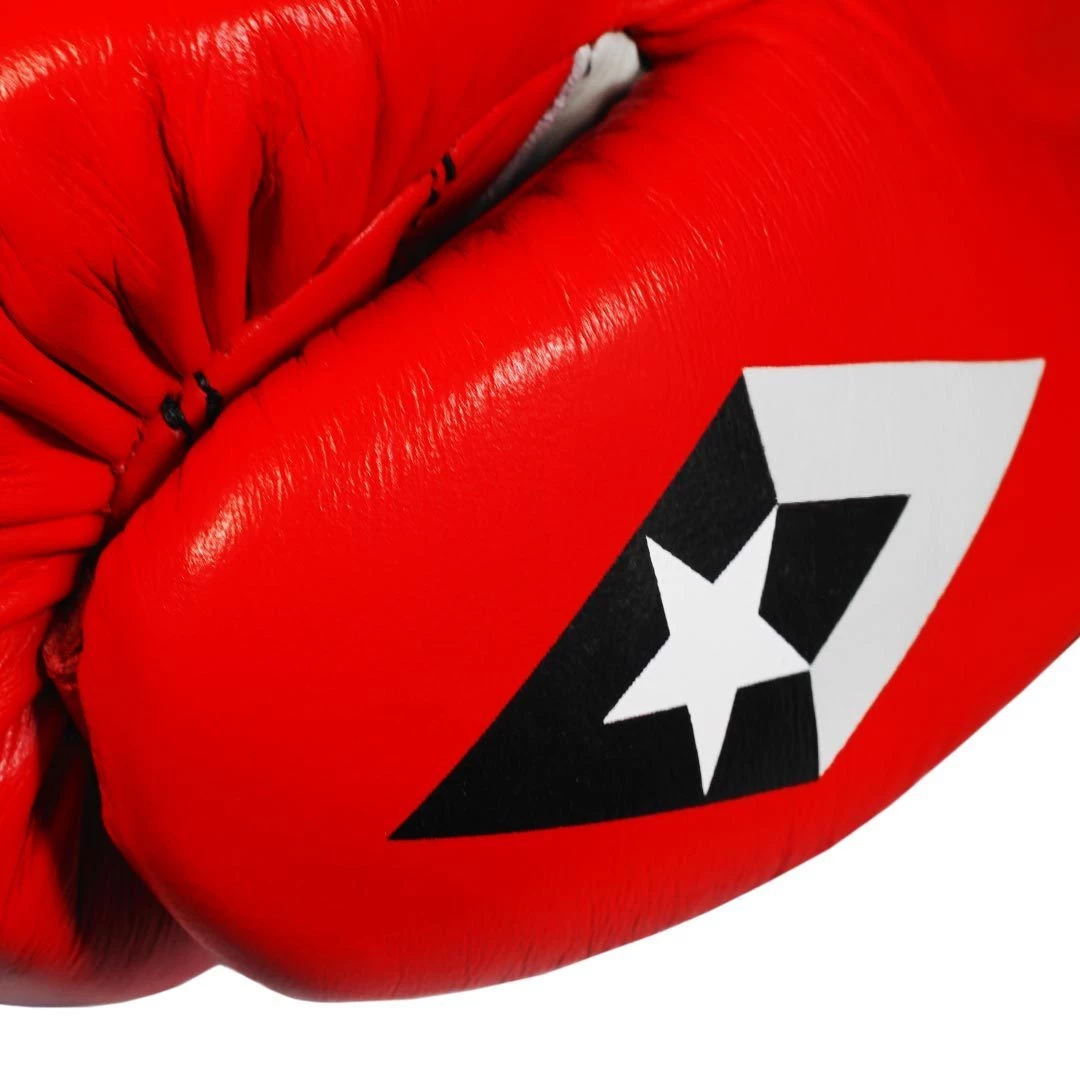 FIGHT GLOVES Revgear Professional Competition Boxing Gloves - Red/White 4 FIGHT GLOVES Revgear Professional Competition Boxing Gloves - Red/White