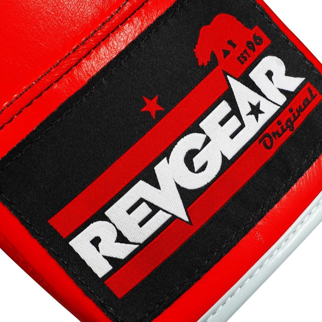 FIGHT GLOVES Revgear Professional Competition Boxing Gloves - Red/White 5 FIGHT GLOVES Revgear Professional Competition Boxing Gloves - Red/White