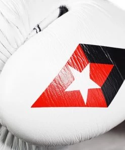 Revgear Professional Competition Boxing Gloves - White/Black FIGHT GLOVES