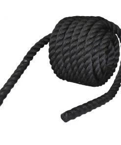 FITNESS & CONDITIONING Zek Strength Commercial Fitness Black Battle Rope