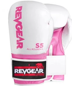Revgear S5 All Rounder Boxing Glove - White Pink