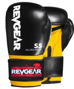 Revgear S5 All Rounder Boxing Glove - Black Yellow