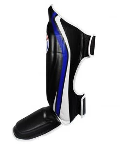 PROTECTION Thai Fighter Shin Guards - Black