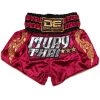 Danger Equipment D.E Fit Special Muay Thai Shorts - Red/Silver/Gold 1 Danger Equipment D.E Fit Special Muay Thai Shorts - Red/Silver/Gold