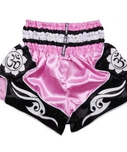 Danger Equipment D.E Fit Special Muay Thai Shorts - Pink/Black/White