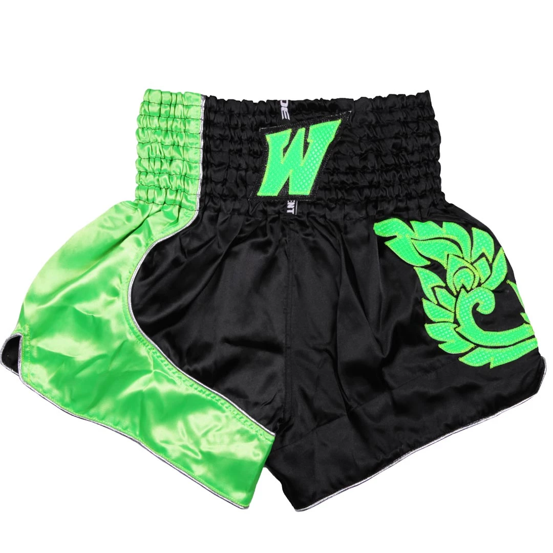Danger Equipment D.E Fit Special Muay Thai Shorts - Green 4 Danger Equipment D.E Fit Special Muay Thai Shorts - Green