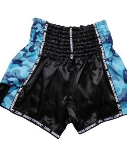Danger Equipment D.E Fit Special Muay Thai Shorts - Blue Camo