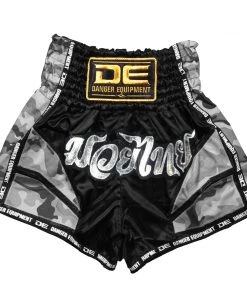 Danger Equipment D.E Fit Special Muay Thai Shorts - Grey Camo