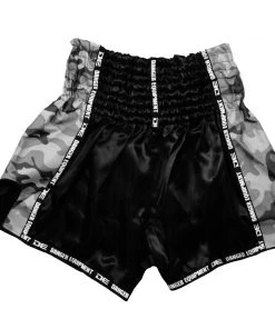 Danger Equipment D.E Fit Special Muay Thai Shorts - Grey Camo