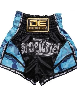 Danger Equipment D.E Fit Special Muay Thai Shorts - Blue Camo