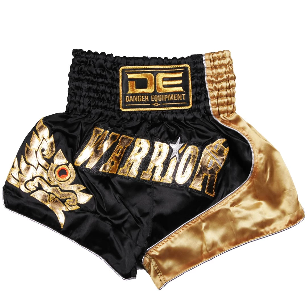 Danger Equipment D.E Fit Special Muay Thai Shorts - Gold 3 Danger Equipment D.E Fit Special Muay Thai Shorts - Gold