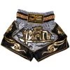 Danger Equipment D.E Fit Special Muay Thai Shorts - Silver/Black/Gold 2 Danger Equipment D.E Fit Special Muay Thai Shorts - Silver/Black/Gold