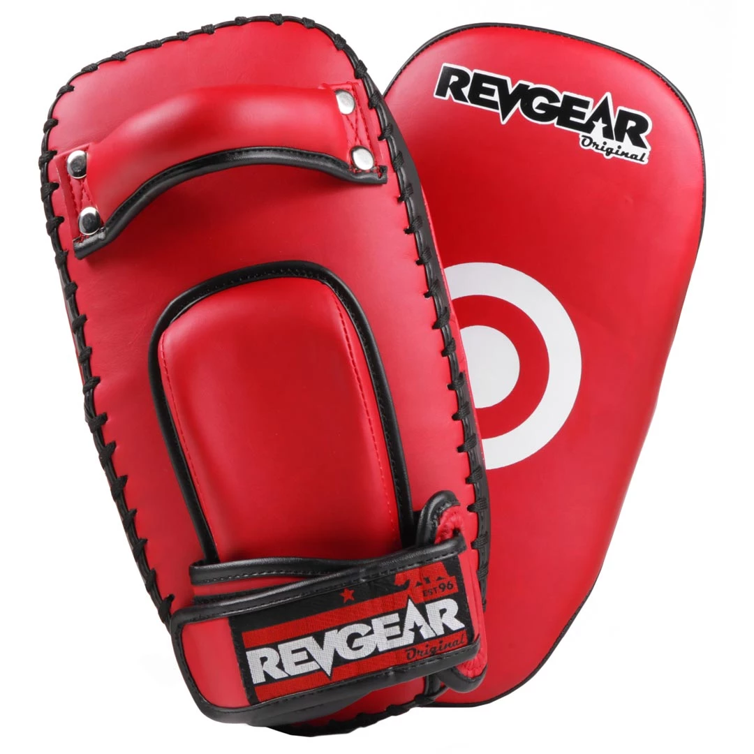 Revgear Original Thai Kick Pads - Red 12 Revgear Original Thai Kick Pads - Red