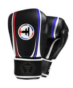 FIGHT GLOVES Thai Fighter Boxing Gloves - Black