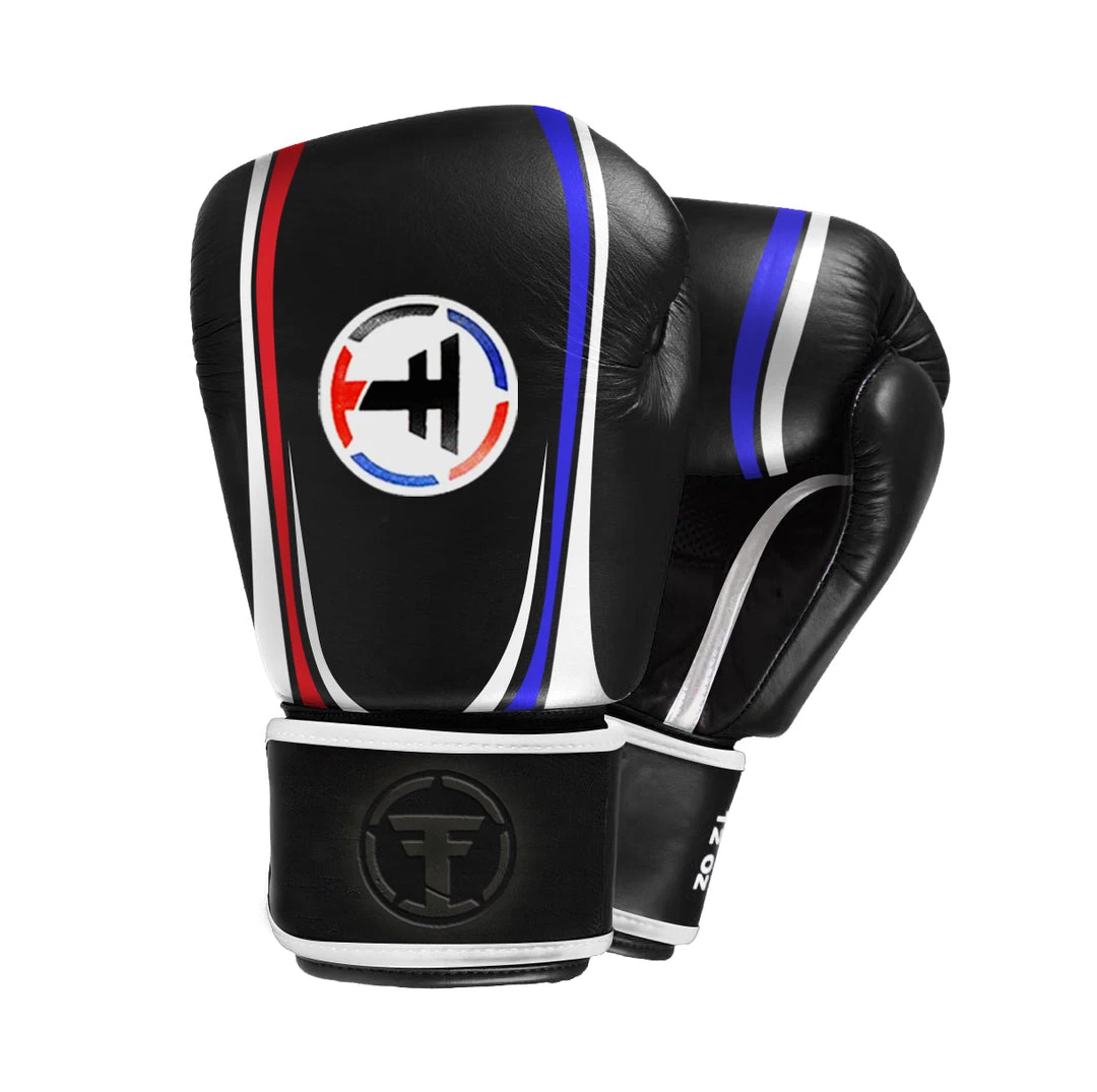 FIGHT GLOVES Thai Fighter Boxing Gloves - Black 2 FIGHT GLOVES Thai Fighter Boxing Gloves - Black