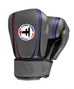 FIGHT GLOVES Thai Fighter Boxing Gloves - Grey