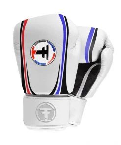 Thai Fighter Boxing Gloves - White FIGHT GLOVES