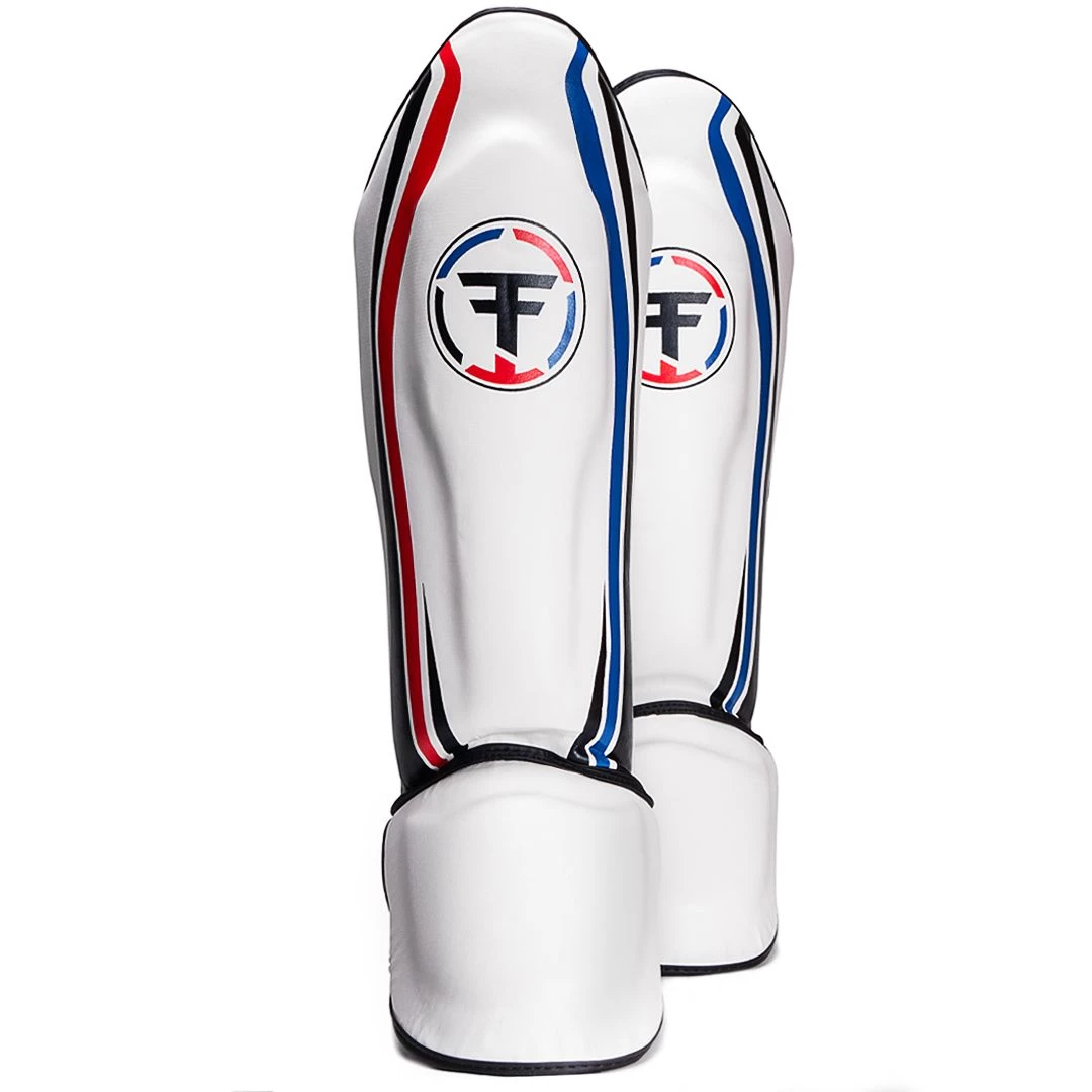 Thai Fighter Shin Guards - White PROTECTION 3 Thai Fighter Shin Guards - White PROTECTION
