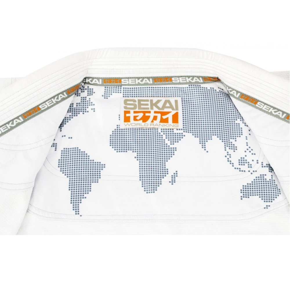 Fuji Sports KIMONOS Fuji Sekai 2.0 BJJ Gi - White 10 Fuji Sports KIMONOS Fuji Sekai 2.0 BJJ Gi - White
