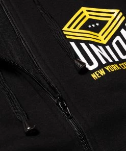 APPAREL & ACCESSORIES Union Boxing Sleeveless Zipped Hoodie - Black