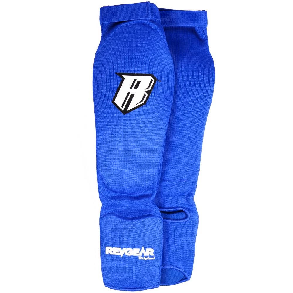 PROTECTION Revgear Amateur Muay Thai Shin Guards - Blue 3 PROTECTION Revgear Amateur Muay Thai Shin Guards - Blue