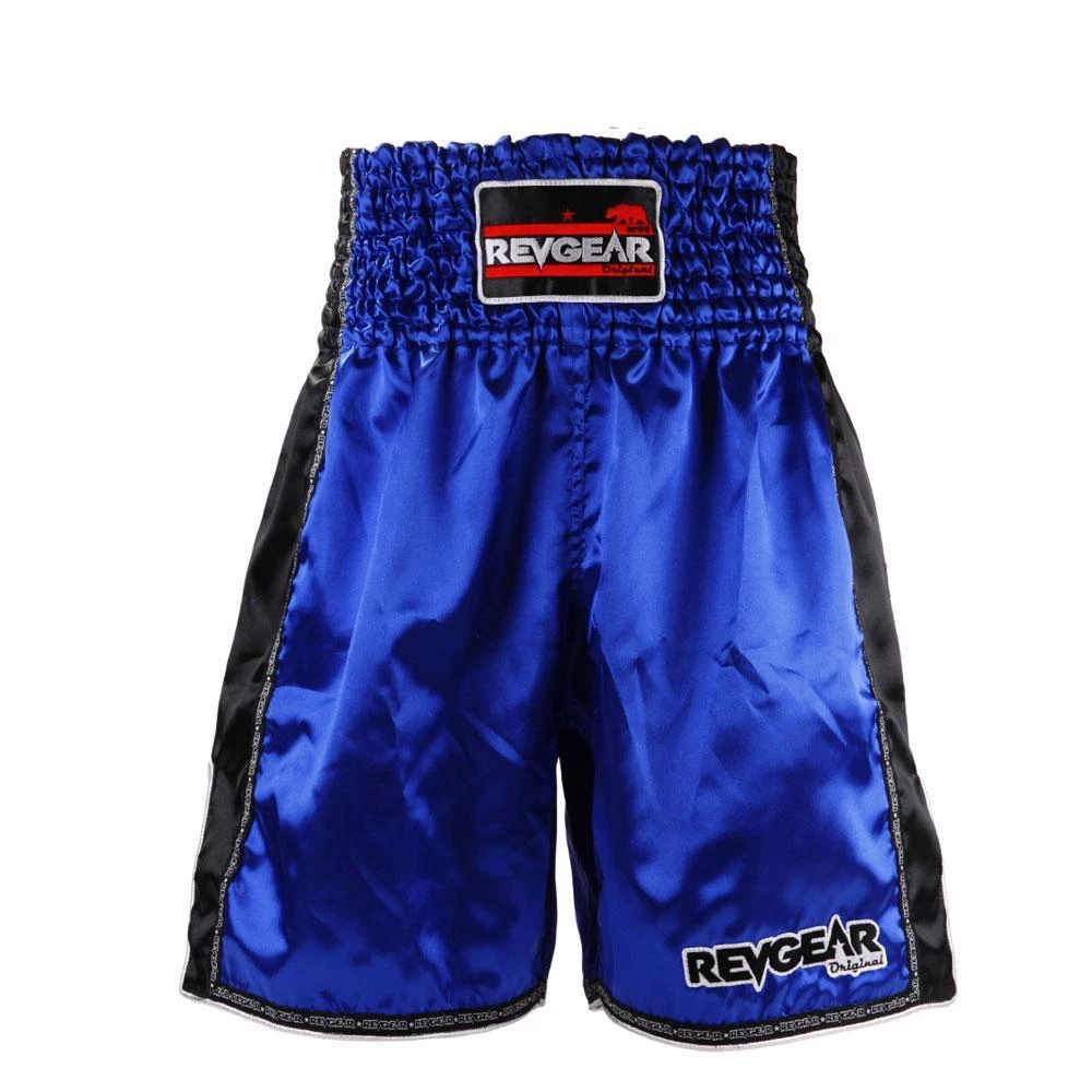 Revgear Original Boxing Trunks - Blue 3 Revgear Original Boxing Trunks - Blue