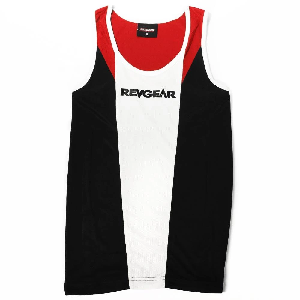 Revgear Tri Colour Boxing Kit - Red Jerseys & Vests 8 Revgear Tri Colour Boxing Kit - Red Jerseys & Vests