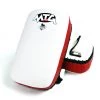KPS2 MTG Pro White-Red Synthetic Thai Kick Pads 2 KPS2 MTG Pro White-Red Synthetic Thai Kick Pads