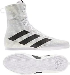 Adidas Box Hog 3 Boxing Boots - White Boxing & Wrestling Boots