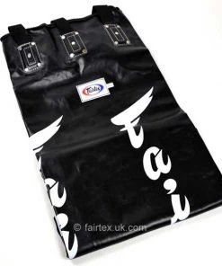 Heavy Bags Fairtex 6ft Banana Kick Bag Black - Unfilled
