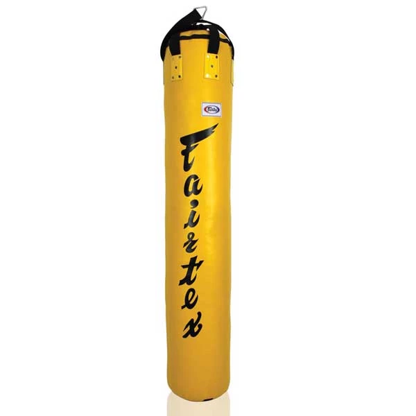 Fairtex 6ft Yellow Banana Kick Bag - Filled 45kg Heavy Bags 3 Fairtex 6ft Yellow Banana Kick Bag - Filled 45kg Heavy Bags