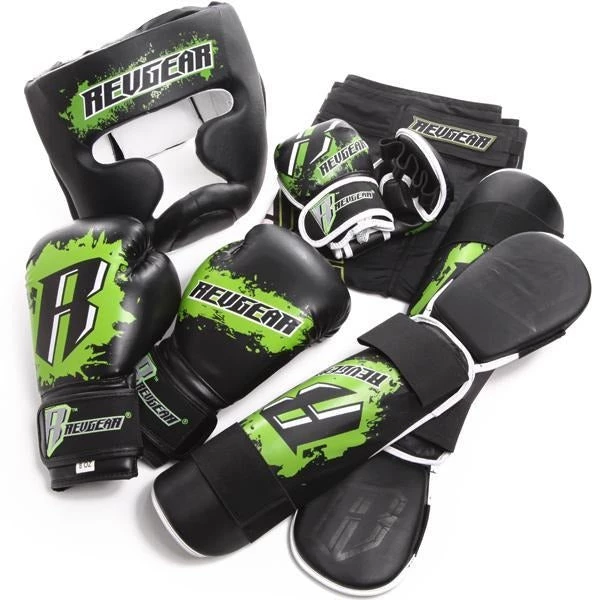 Revgear Kids Boxing/MMA Bundle Pack - Green 3 Revgear Kids Boxing/MMA Bundle Pack - Green