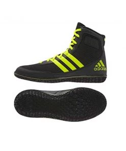 Boxing & Wrestling Boots Adidas Mat Wizard Wrestling Boot 3 Black/Yellow