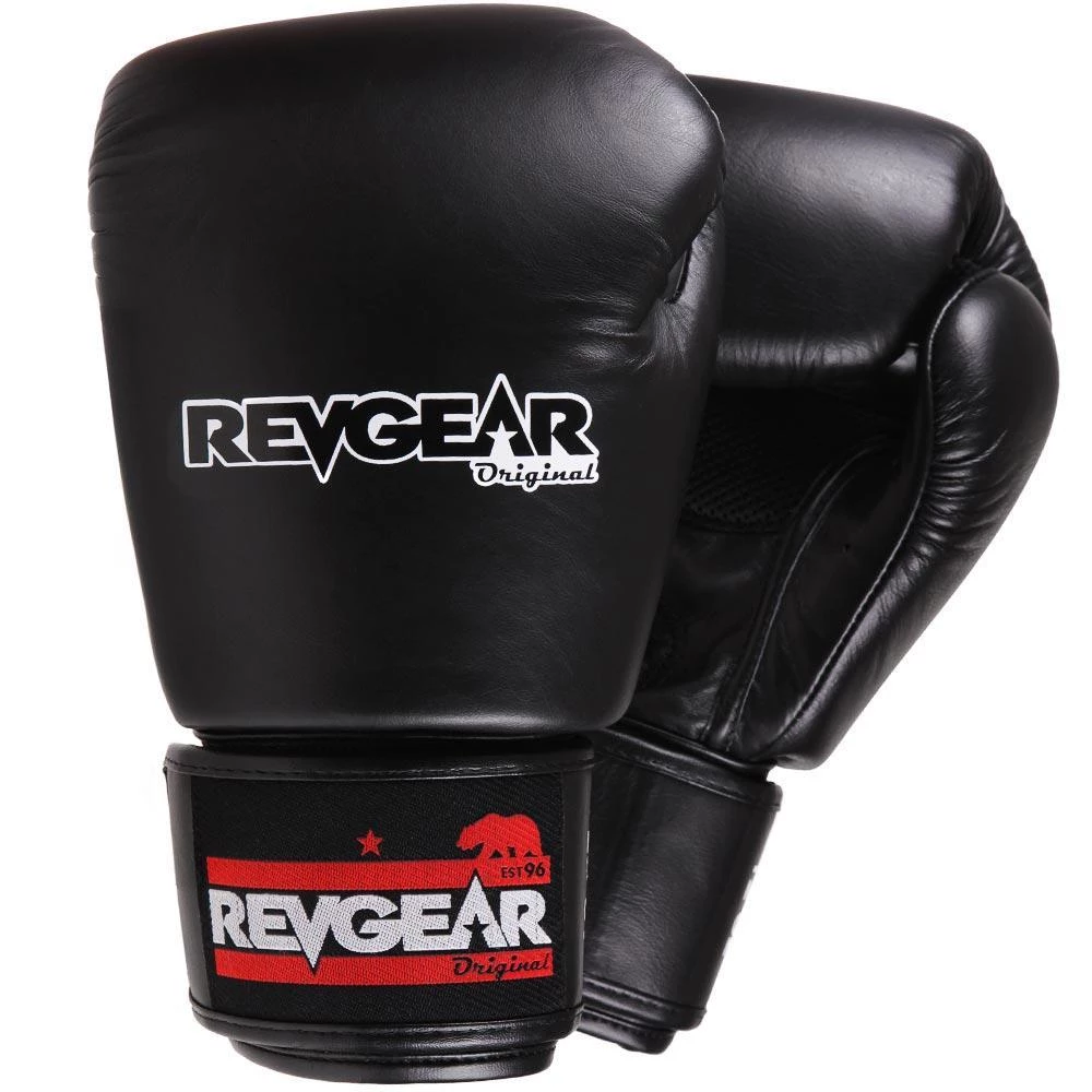 Revgear Original Thai Boxing Gloves - Black 3 Revgear Original Thai Boxing Gloves - Black