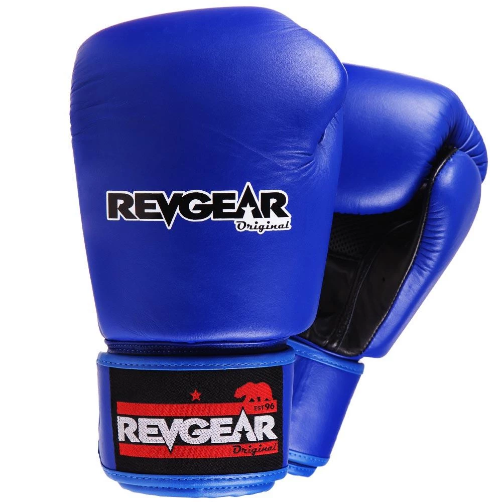 Revgear Original Thai Boxing Gloves - Blue FIGHT GLOVES 3 Revgear Original Thai Boxing Gloves - Blue FIGHT GLOVES