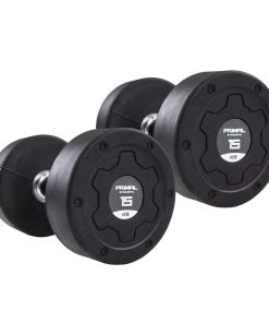 WEIGHTS & BARS Primal Strength Stealth Commercial Fitness Premium Rubber/Stainless Steel 2.5kg-25kg Dumbbell Set (10 Pairs) 13 WEIGHTS & BARS Primal Strength Stealth Commercial Fitness Premium Rubber/Stainless Steel 2.5kg-25kg Dumbbell Set (10 Pairs)