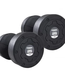 WEIGHTS & BARS Primal Strength Stealth Commercial Fitness Premium Rubber/Stainless Steel 2.5kg-25kg Dumbbell Set (10 Pairs) 14 WEIGHTS & BARS Primal Strength Stealth Commercial Fitness Premium Rubber/Stainless Steel 2.5kg-25kg Dumbbell Set (10 Pairs)