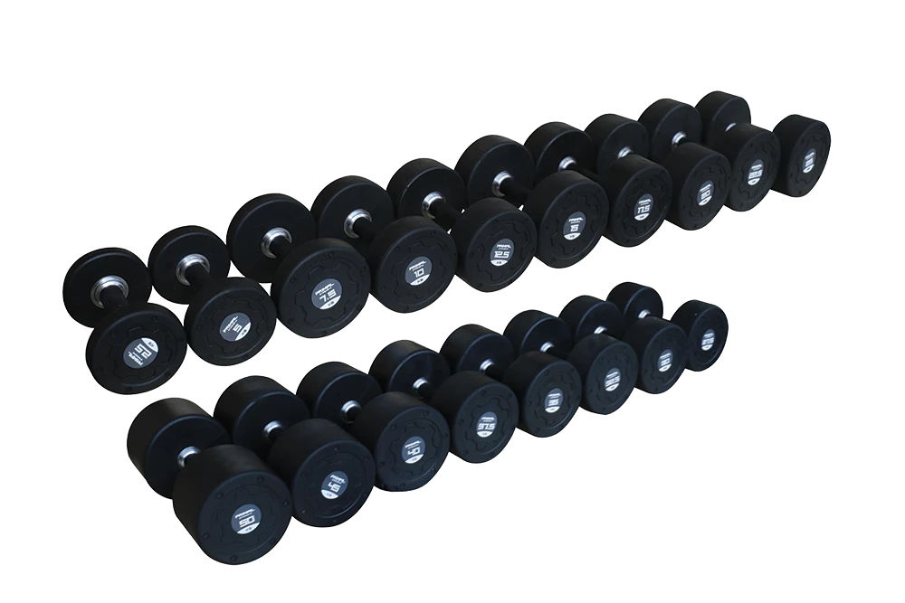 WEIGHTS & BARS Primal Strength Stealth Commercial Fitness Premium Rubber/Stainless Steel 2.5kg-25kg Dumbbell Set (10 Pairs) 3 WEIGHTS & BARS Primal Strength Stealth Commercial Fitness Premium Rubber/Stainless Steel 2.5kg-25kg Dumbbell Set (10 Pairs)