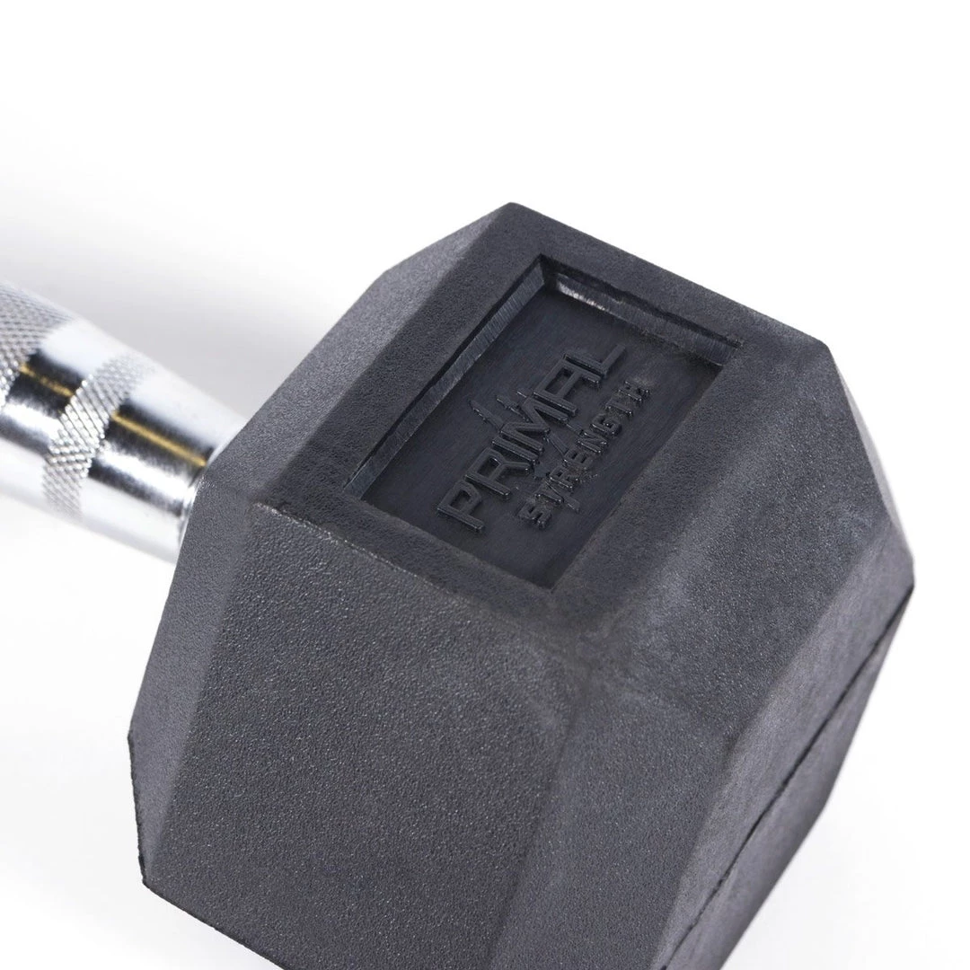 WEIGHTS & BARS Rocksolid Rubber Hex Dumbbells 1-50kg (Pairs) 4 WEIGHTS & BARS Rocksolid Rubber Hex Dumbbells 1-50kg (Pairs)