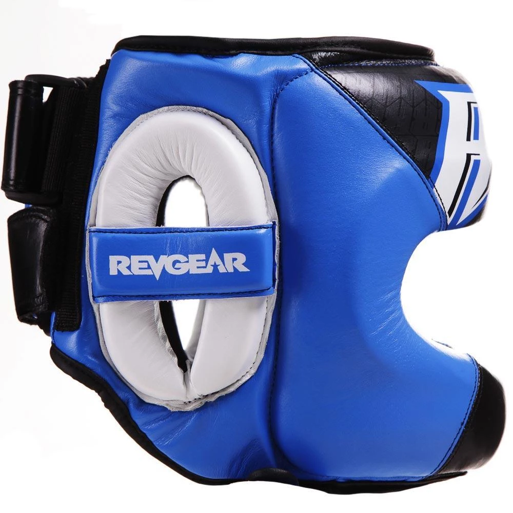 Revgear Guvnor Face Saver Head Guard - Blue 4 Revgear Guvnor Face Saver Head Guard - Blue