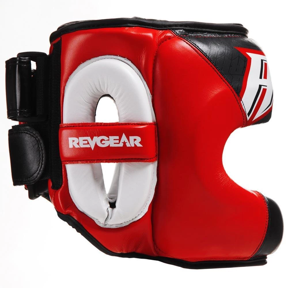 Revgear Guvnor Face Saver Head Guard - Red Head Guards 4 Revgear Guvnor Face Saver Head Guard - Red Head Guards