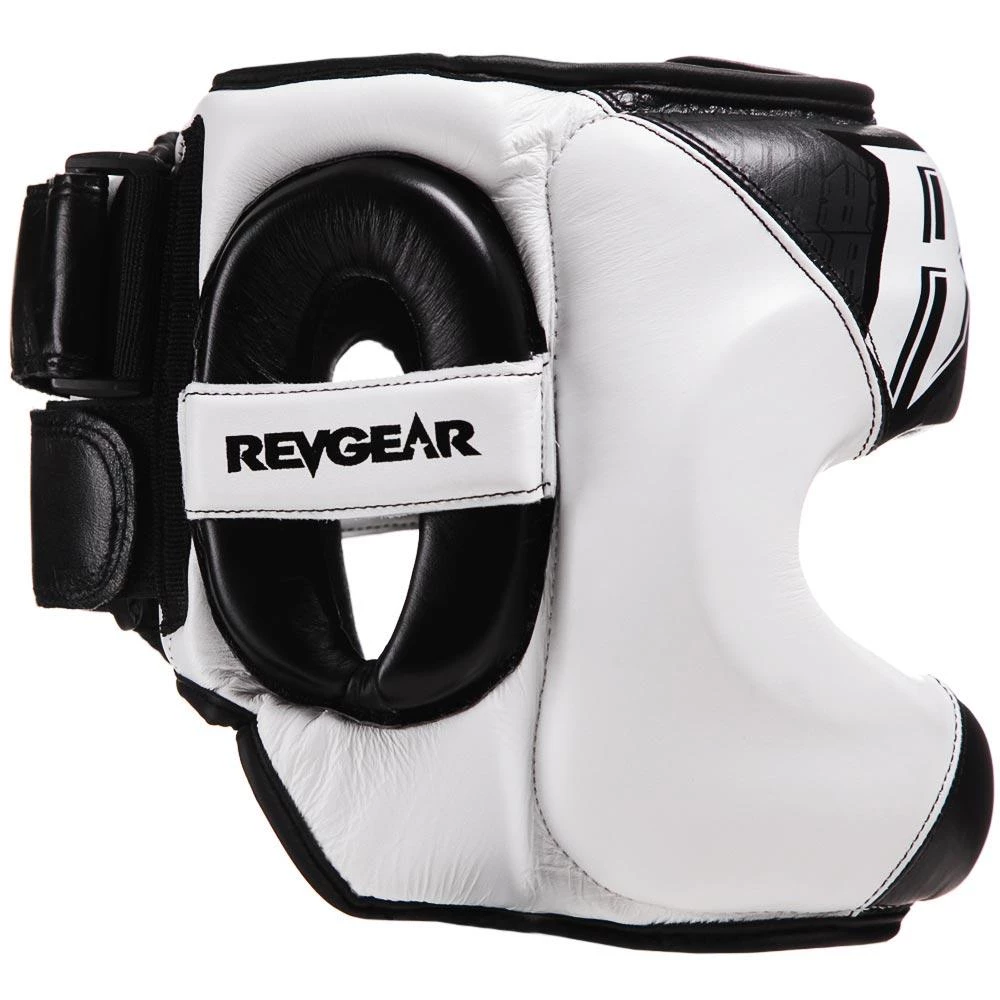 Revgear Guvnor Face Saver Head Guard - White Head Guards 4 Revgear Guvnor Face Saver Head Guard - White Head Guards