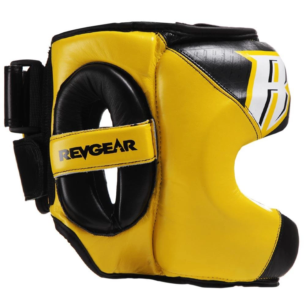 Revgear Guvnor Face Saver Head Guard - Yellow 4 Revgear Guvnor Face Saver Head Guard - Yellow