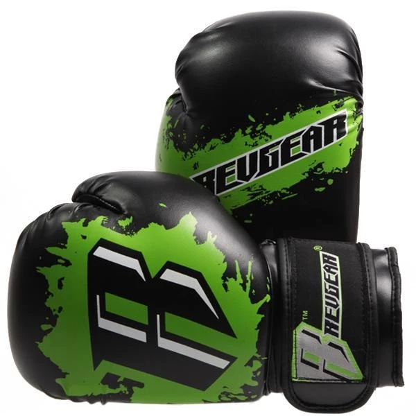 Revgear Kids Deluxe Boxing Gloves - Green 4 Revgear Kids Deluxe Boxing Gloves - Green