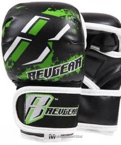 FIGHT GLOVES Revgear Kids Deluxe MMA Gloves - Green