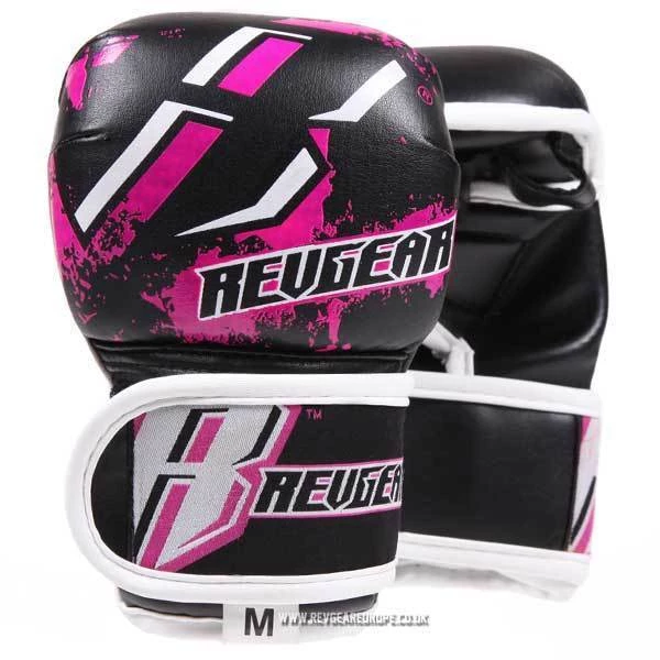 Revgear Kids Deluxe MMA Gloves - Pink 3 Revgear Kids Deluxe MMA Gloves - Pink